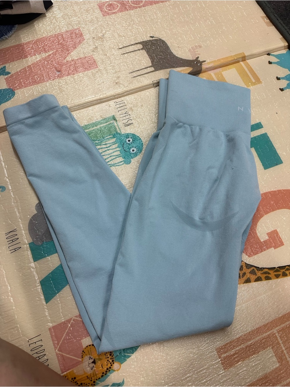 NVGTN OG Contour Light Blue High-Waist Leggings